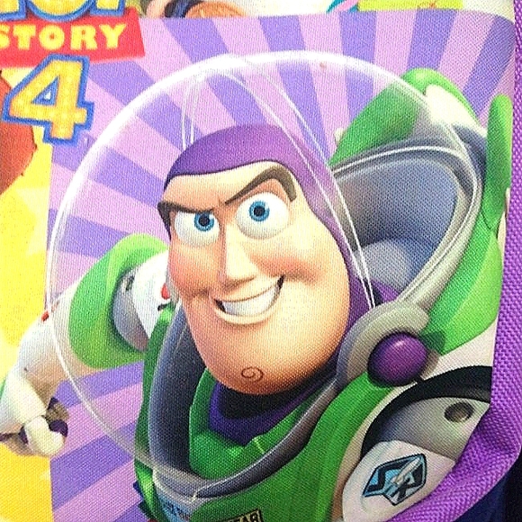 BACKPACK Toy Story 4 Disney Pixar Small Size Pink & Purple x Bioworld, Like New - Picture 5 of 11